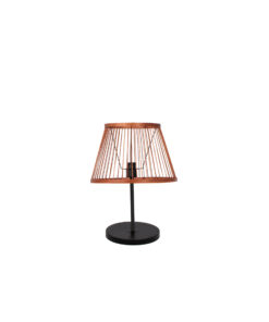 Bamboo Table Lamp Winged Brown