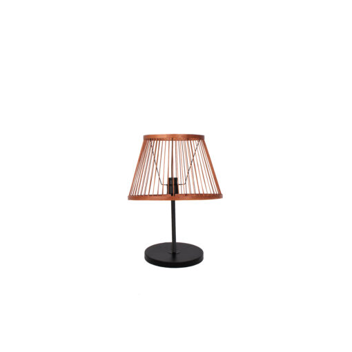 Bamboo Table Lamp Winged Brown