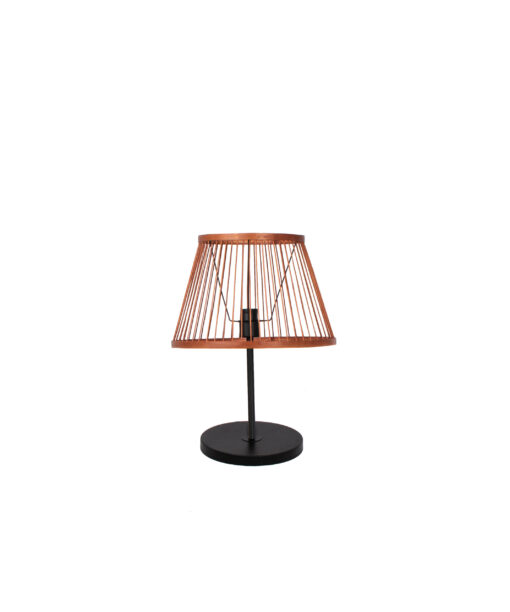 Bamboo Table Lamp Winged Brown