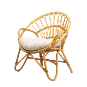 Circle Rattan Armchair For Wholesale