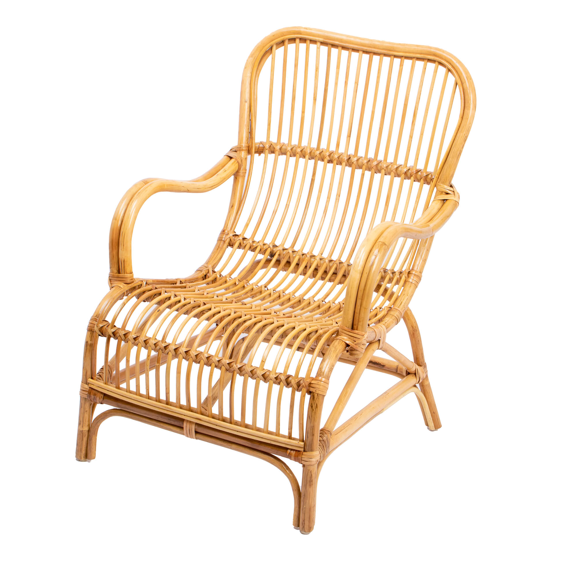 Natural Armchair Rattan For Wholesale