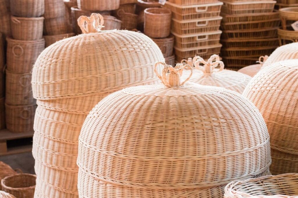 Basket styles Rattan baskets wholesale