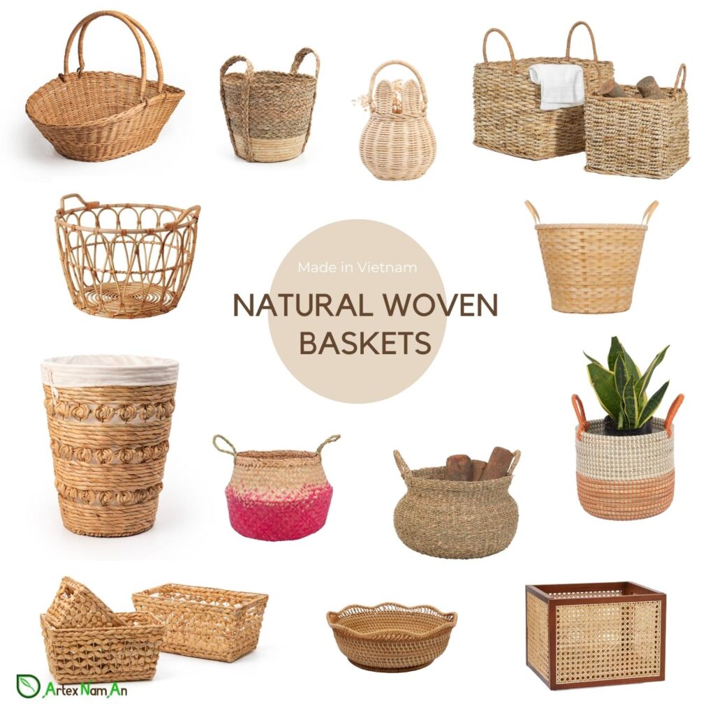 buy baskets in bulk natural woven baskets