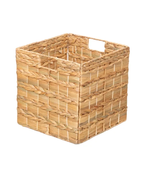 Shop Wholesale Natural Water Hyacinth Foldable Cube Basket for minimalist home and office storage. Collapsible, handwoven, and space saving. We welcome bulk orders, OEM/ODM collaborations, and private label projects for retailers, wholesalers, sourcing agents, and HORECA buyers.