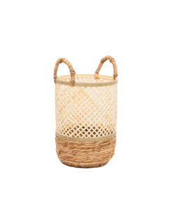 Set 3 Kolaka Bamboo Round Baskets