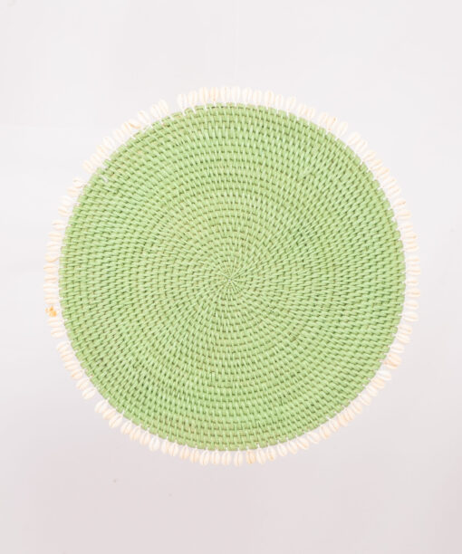 Wholesale Rattan Placemat with Shells Make in Vietnam