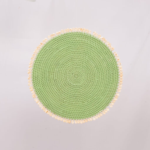 Wholesale Rattan Placemat with Shells Make in Vietnam