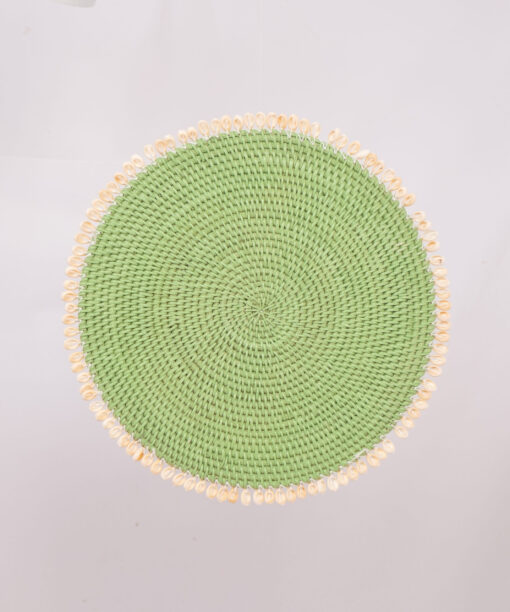 Wholesale Rattan Placemat with Shells Make in Vietnam