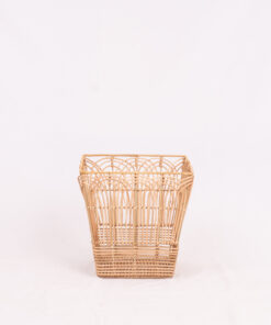 Vietnamese Cross Weave Rattan Basket