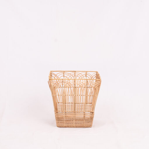 Vietnamese Cross Weave Rattan Basket