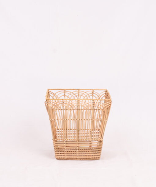 Vietnamese Cross Weave Rattan Basket