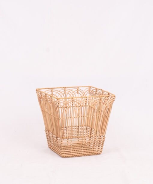 Vietnamese Cross Weave Rattan Basket