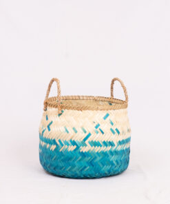 Bamboo Basket Bin With Handles