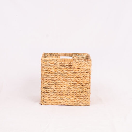 Portable Water Hyacinth Storage Basket with Handles