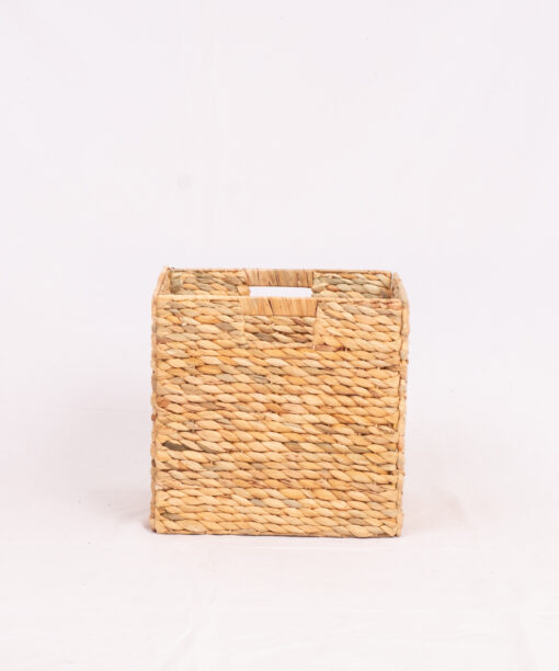 Portable Water Hyacinth Storage Basket with Handles