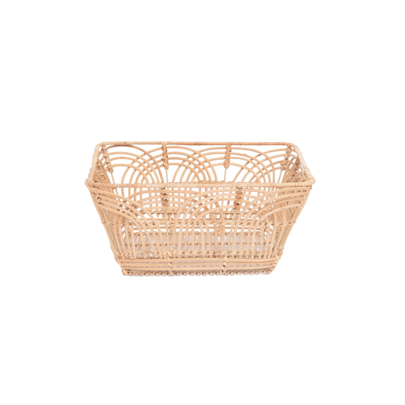 Shop Wholesale Natural Rattan Decorative Storage Basket with metal frame for modern home and office organization. Natural look, sturdy design, and display friendly style. We welcome bulk orders, OEM/ODM collaborations, and private label projects for retailers, wholesalers, sourcing agents, and HORECA buyers.