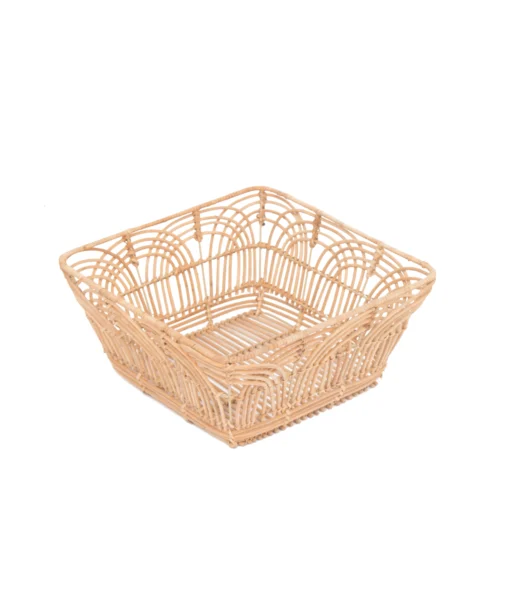 Shop Wholesale Natural Rattan Decorative Storage Basket with metal frame for modern home and office organization. Natural look, sturdy design, and display friendly style. We welcome bulk orders, OEM/ODM collaborations, and private label projects for retailers, wholesalers, sourcing agents, and HORECA buyers.