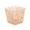 Shop Wholesale Natural Rattan Decorative Storage Basket with metal frame for modern home and office organization. Natural look, sturdy design, and display friendly style. We welcome bulk orders, OEM/ODM collaborations, and private label projects for retailers, wholesalers, sourcing agents, and HORECA buyers.