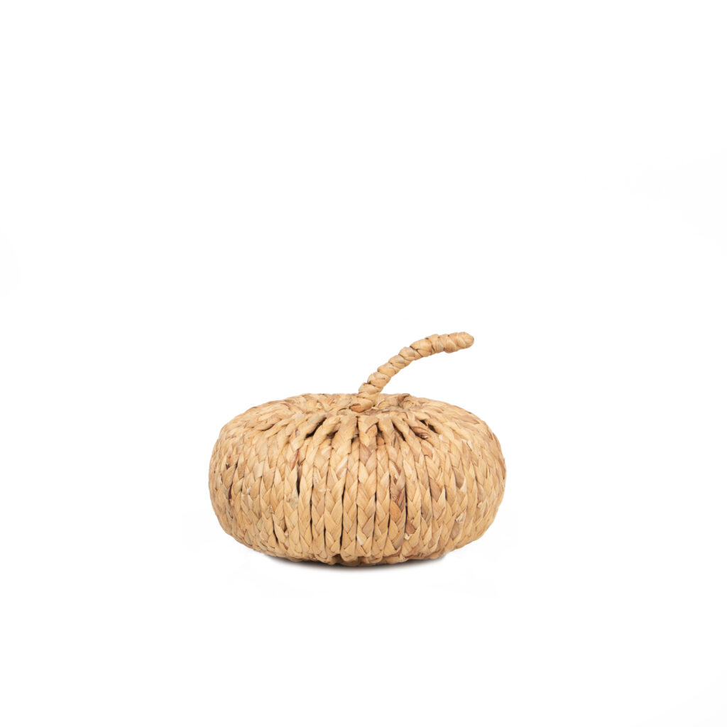 Buy Wholesale Pumpkin Halloween Decoration made from natural water hyacinth. Eco-friendly handcrafted design for fall décor. We welcome bulk orders, OEM/ODM collaborations, and private label projects for retailers, wholesalers, sourcing agents, and HORECA buyers.