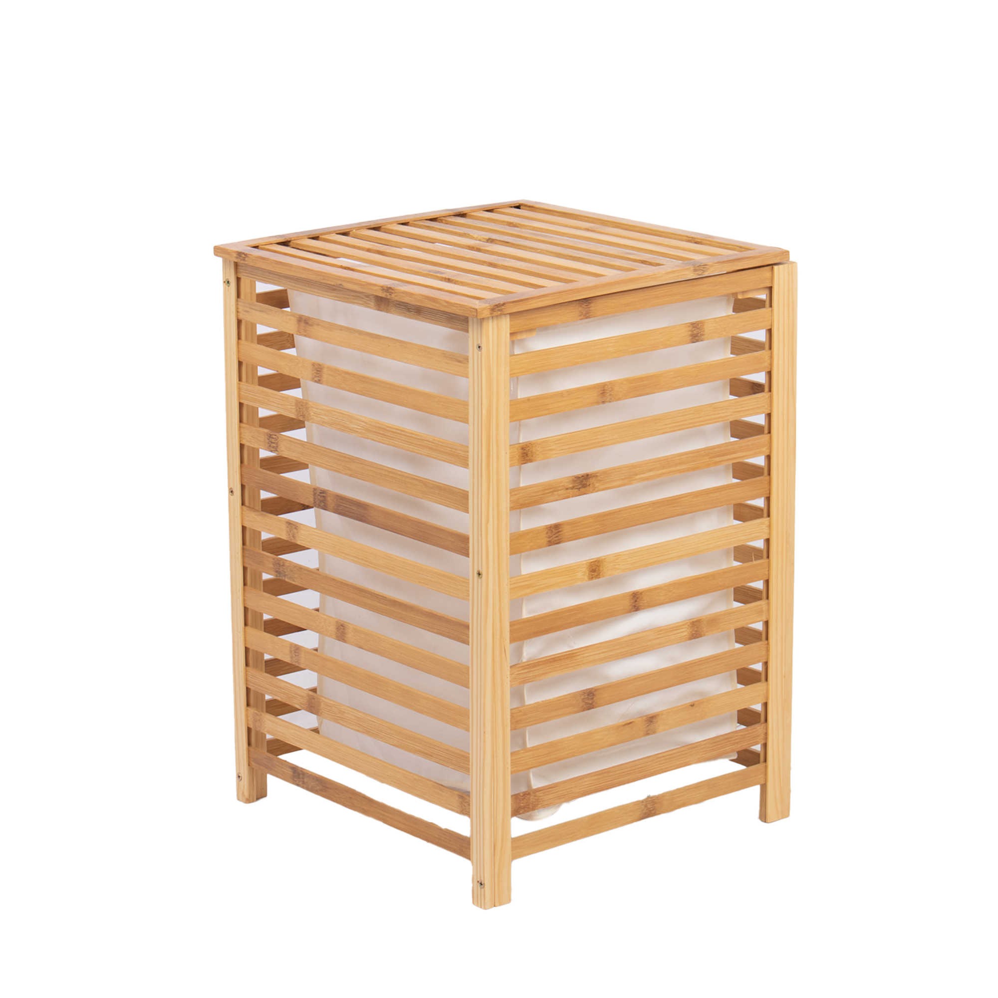 Bamboo Wooden Laundry Basket With Lid Wholesale Vietnam