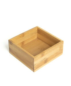 Small Square Bamboo Wooden Tray Box Wholesale Vietnam
