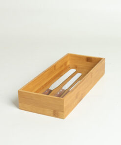 Bamboo Wooden Trays Wholesale For Cutlery Organization