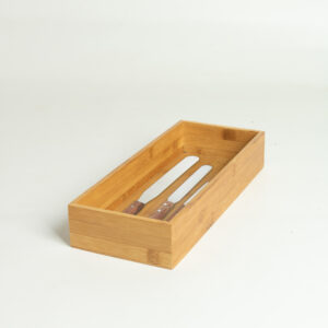 Bamboo Wooden Trays Wholesale For Cutlery Organization
