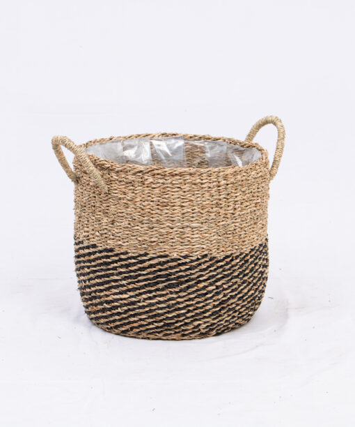 Wholesale Indoor Planters Made Of Seagrass With Lining