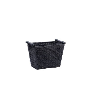 Black Water Hyacinth Small Hamper Baskets Wholesale