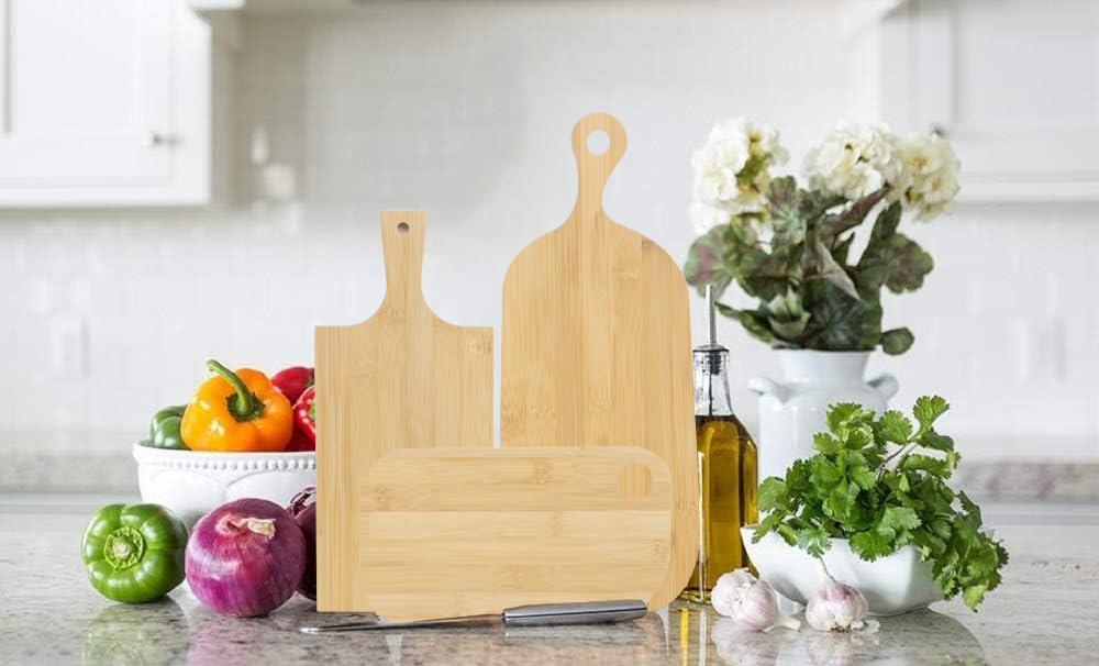 Bamboo Cutting Board and Serving Board for Modern Kitchen - wholesale and customization made in Vietnam