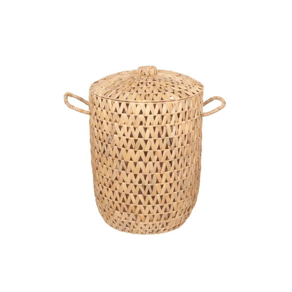 Water Hyacinth Storage Basket Wholesale Set of 2 Modern Design Minimalism - Artex Nam An