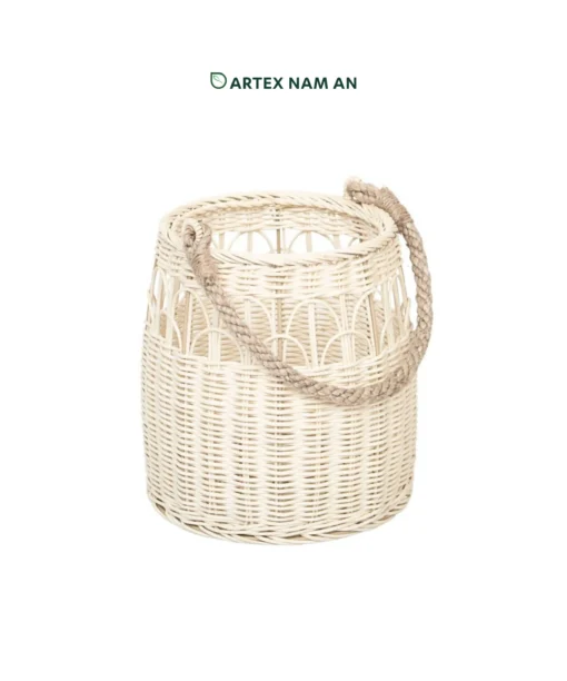Wholesale Elegant Rattan Lantern with Unique Open-Weave Details and Nylon Lining for Home, Wedding, HORECA and Event Decoration