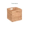 Wholesale Storage Basket made from Rattan, Foldable Cube Storage Basket for Ikea Kallax Shelves, Home and Office Organization | Low MOQ