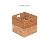 Wholesale Storage Basket made from Natural Rattan for Ikea Kallax Shelves, Home, Office, HORECA and Retail Organization