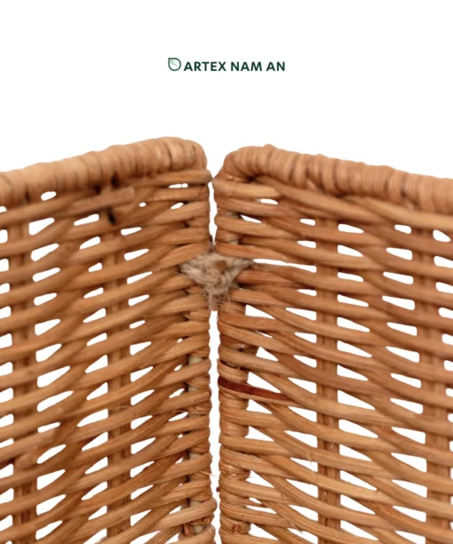 Bulk Rattan Basket for Ikea Kallax Shelves in Natural Color Foldable Storage for Home, Office and HORECA | Low MOQ