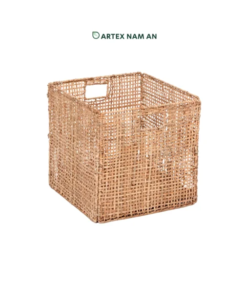 Wholesale Storage Basket made from Natural Rattan for Ikea Kallax Shelves, Home, Office, HORECA and Retail Organization