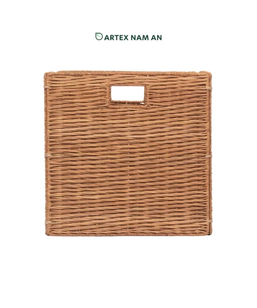 Wholesale Rattan Folding Cube Storage Basket for Ikea Kallax shelves, office, kitchen and bathroom organization. Low MOQ for retailers, wholesalers, sourcing agents and HORECA buyers. We welcome bulk orders, OEM/ODM collaborations and private label projects.