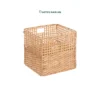 Wholesale Storage Basket Made from Natural Rattan Core – Foldable Cube Organizer for Ikea Kallax Shelves, Home, Office and HORECA