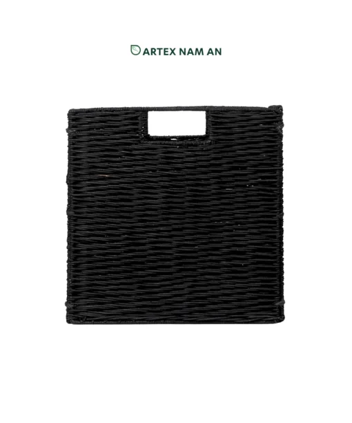 Wholesale Storage Basket made from Rattan, Foldable Design for Ikea Kallax Shelves, Home, Office and HORECA Organization