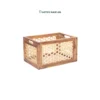 Wholesale Acacia wood collapsible storage basket with woven bamboo detail in natural color, ideal for Ikea Kallax shelves and office, kitchen, bathroom organization. We welcome bulk orders, OEM/ODM collaborations and private label projects for retailers, wholesalers, sourcing agents and HORECA buyers.
