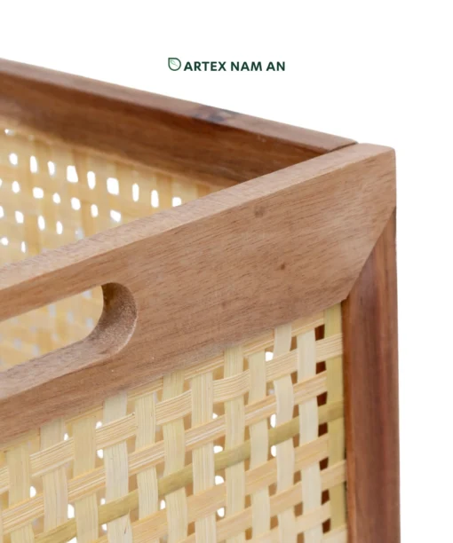 Wholesale Space Saving Acacia wood folding basket with mesh detail, FSC certified, ideal for Ikea Kallax shelves and office, kitchen or bathroom organization. We welcome bulk orders, OEM/ODM collaborations, and private label projects for retailers, wholesalers, sourcing agents, and HORECA buyers.