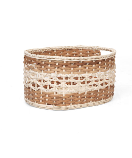 Wholesale Storage Basket made from rattan core for modern home, office, kitchen and bathroom organization in contemporary, midcentury and boho chic interiors. We welcome bulk orders, OEM/ODM collaborations, and private label projects for retailers, wholesalers, sourcing agents and HORECA buyers.