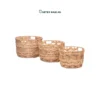 Wholesale Storage Basket made from natural water hyacinth for home, office, HORECA and retail organization in contemporary, modern, coastal and boho chic interiors. We welcome bulk orders, OEM/ODM collaborations and private label projects for retailers, wholesalers, sourcing agents and hospitality buyers.