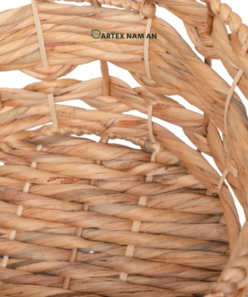 Wholesale Storage Basket made from natural water hyacinth for home, office, HORECA and retail organization in contemporary, modern, coastal and boho chic interiors. We welcome bulk orders, OEM/ODM collaborations and private label projects for retailers, wholesalers, sourcing agents and hospitality buyers.