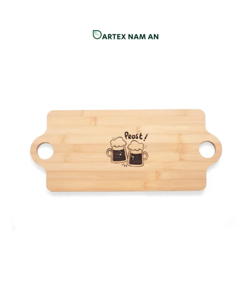 Wholesale Bamboo Serving Tray with laser engraved Oktoberfest theme for charcuterie, snacks, beer service and casual dining. Multifunctional tray and cutting board for home, bar, restaurant and hotel use. We welcome bulk orders, OEM/ODM collaborations and private label projects for retailers, wholesalers, sourcing agents and HORECA buyers.