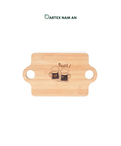Wholesale Bamboo Serving Tray with laser engraved Oktoberfest theme for charcuterie, snacks, beer service and casual dining. Multifunctional tray and cutting board for home, bar, restaurant and hotel use. We welcome bulk orders, OEM/ODM collaborations and private label projects for retailers, wholesalers, sourcing agents and HORECA buyers.
