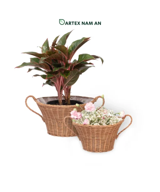 Wholesale Planter made from rattan for indoor gardens and modern interiors. Ideal for contemporary, midcentury, modern, coastal and boho chic décor in homes, offices, HORECA spaces and retail displays. We welcome bulk orders, OEM/ODM collaborations and private label projects for retailers, wholesalers and sourcing agents.