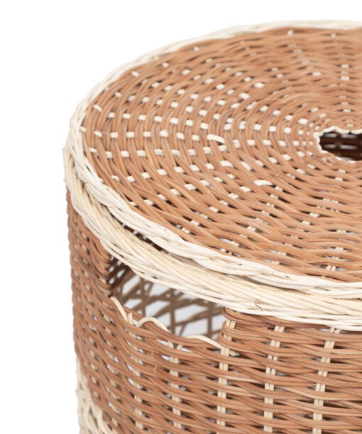 Source high-quality wholesale laundry baskets made from durable rattan core. Sized perfectly for IKEA Kallax shelves. Ideal for HORECA, office, and home organization. Sustainable, minimalist design for professional B2B buyers.