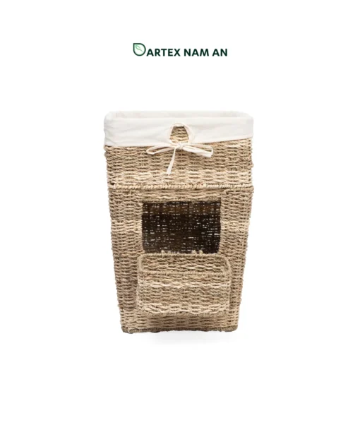 Wholesale Storage Basket stacked set made from natural seagrass and palm leaf for home, office, HORECA and retail organization. Ideal for contemporary, modern, coastal and boho chic interiors. We welcome bulk orders, OEM/ODM collaborations and private label projects for retailers, wholesalers, sourcing agents and hospitality buyers.