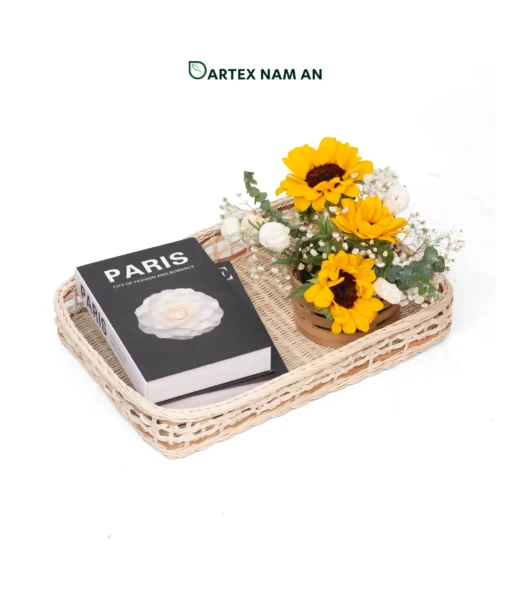 Wholesale Rattan Tray for serving dinner, lunch and drinks in home, office and HORECA settings. Ideal for minimalist and modern interiors. We welcome bulk orders, OEM/ODM collaborations, and private label projects for retailers, wholesalers, sourcing agents, and HORECA buyers.